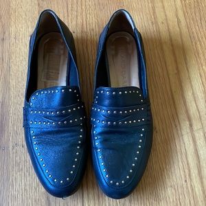 Gerard Darel studded loafers
